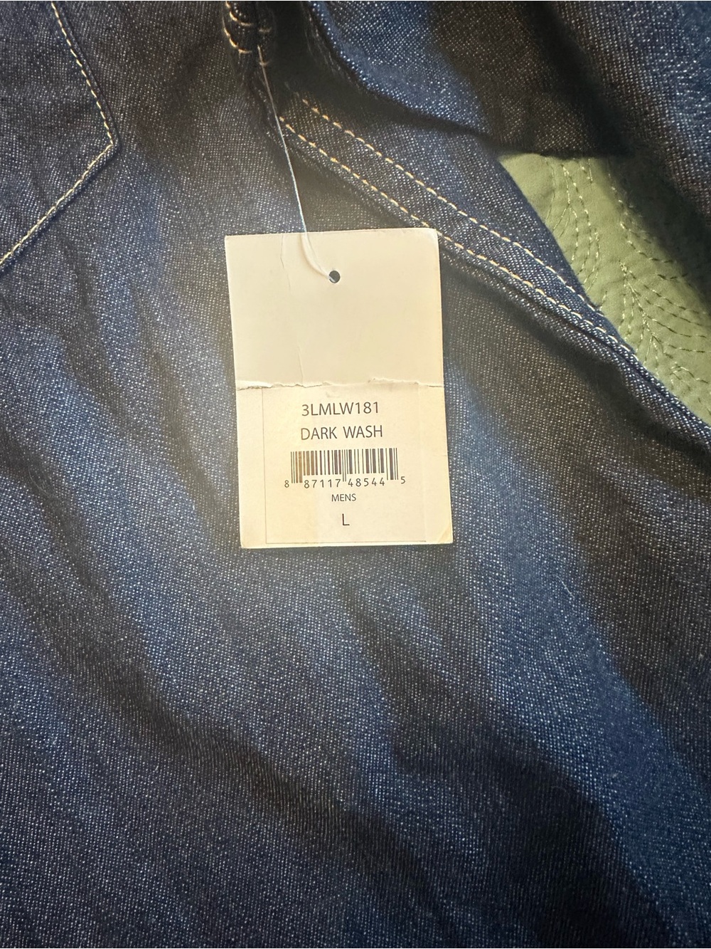 Levi's Dark Wash Indigo Denim Shirt - Picture 2 of 5